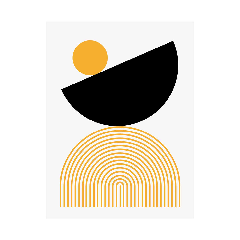 Thumbnail: Modern Geometric - 26 - Matte Poster - Pittsburgh Steelers - Home