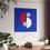 Thumbnail: Geometric 29 Matte Poster - Detroit Pistons - Away