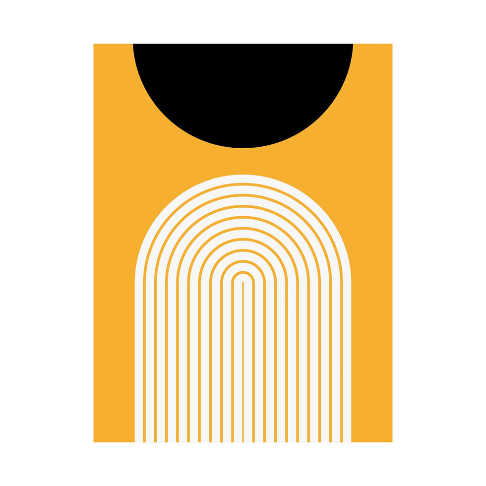 Thumbnail: Modern Geometric - 09 - Matte Poster - Pittsburgh Steelers - Alt