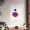Thumbnail: Geometric 28 Matte Poster - Detroit Pistons - Home