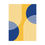 Thumbnail: Modern Geometric 25 Matte Poster - Golden State Warriors - Alt