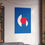Thumbnail: Geometric 30 Matte Poster - Philadelphia 76ers - Away