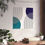 Thumbnail: Geometric 25 Matte Poster - Charlotte Hornets - Home
