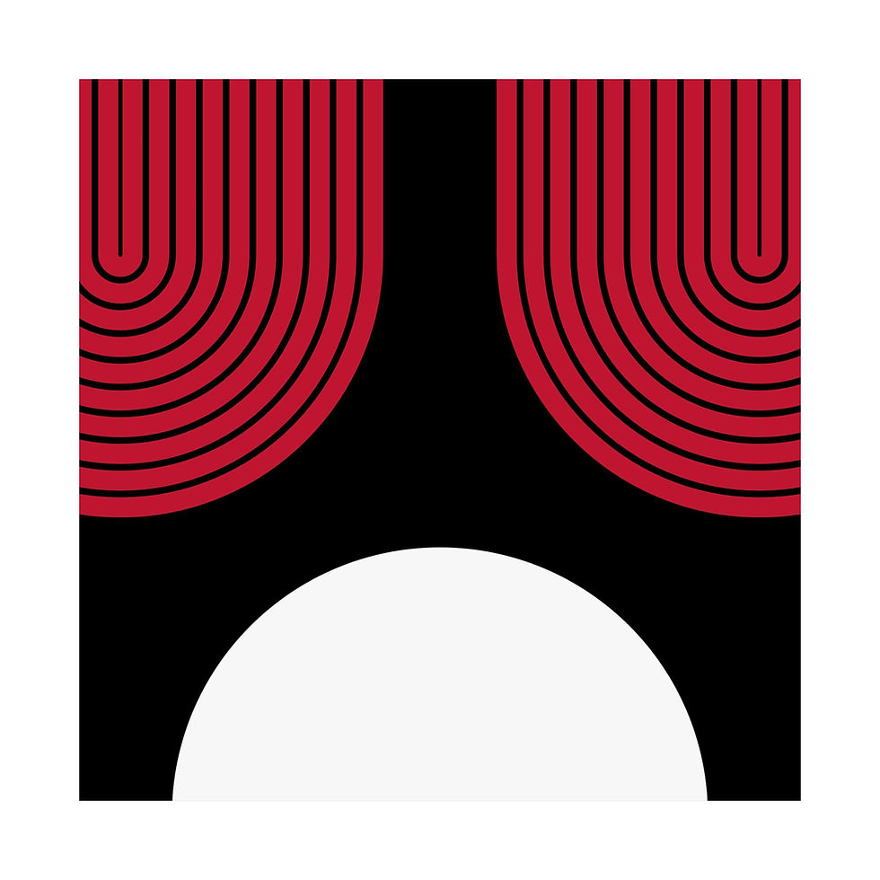 Thumbnail: Modern Geometric 11 Matte Poster - Atlanta Hawks - Alt