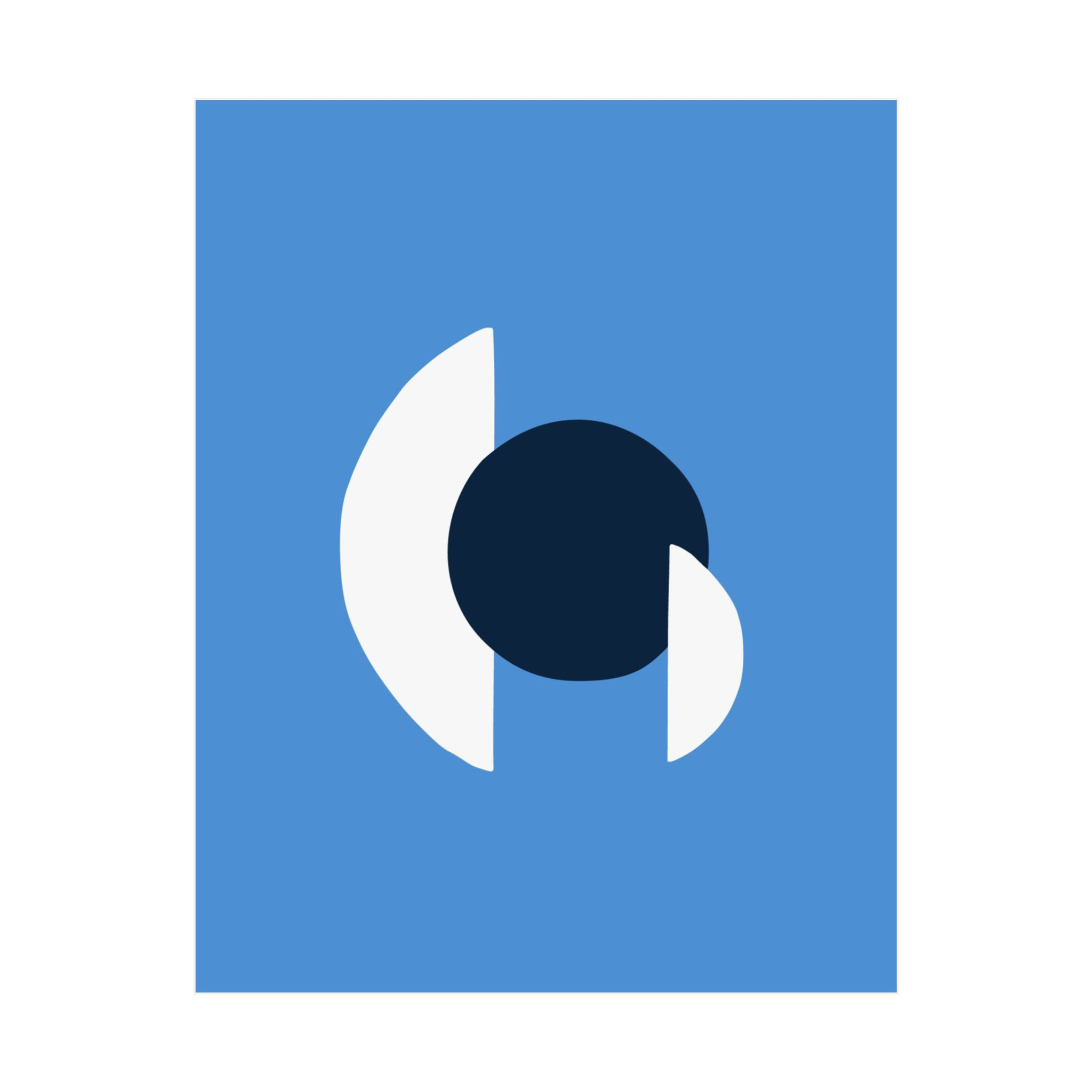 Geometric 30 Matte Poster - Tennessee Titans - Alt