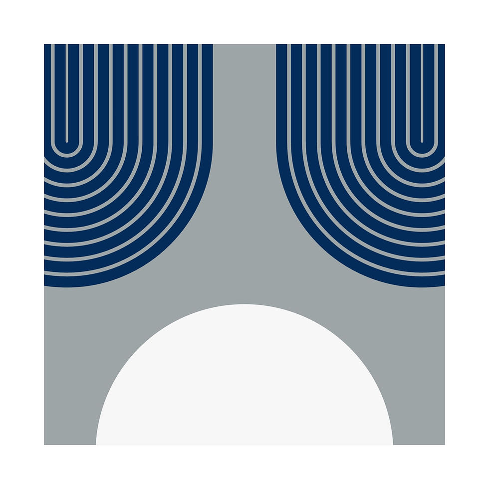 Thumbnail: Geometric 11 Matte Poster - Indianapolis Colts - Alt