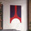 Thumbnail: Modern Geometric 11 Matte Poster - Boston Red Sox - Away
