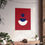 Thumbnail: Modern Geometric 28 Matte Poster - New York Giants - Alt