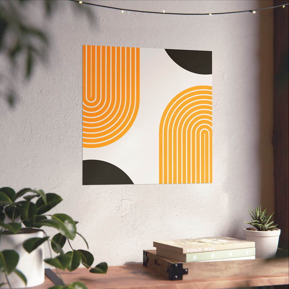 Thumbnail: Geometric 10 Matte Poster - Pittsburgh Pirates - Home