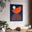 Thumbnail: Modern Geometric 26 Matte Poster - Houston Astros - Alt