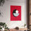 Thumbnail: Modern Geometric 31 Matte Poster - Houston Rockets - Away