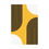 Thumbnail: Modern Geometric 10 Matte Poster - San Diego Padres - Alt