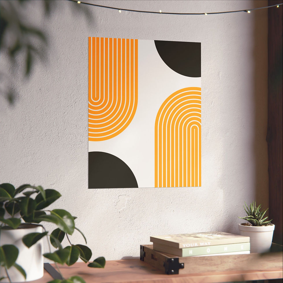 Thumbnail: Geometric 10 Matte Poster - Pittsburgh Pirates - Home