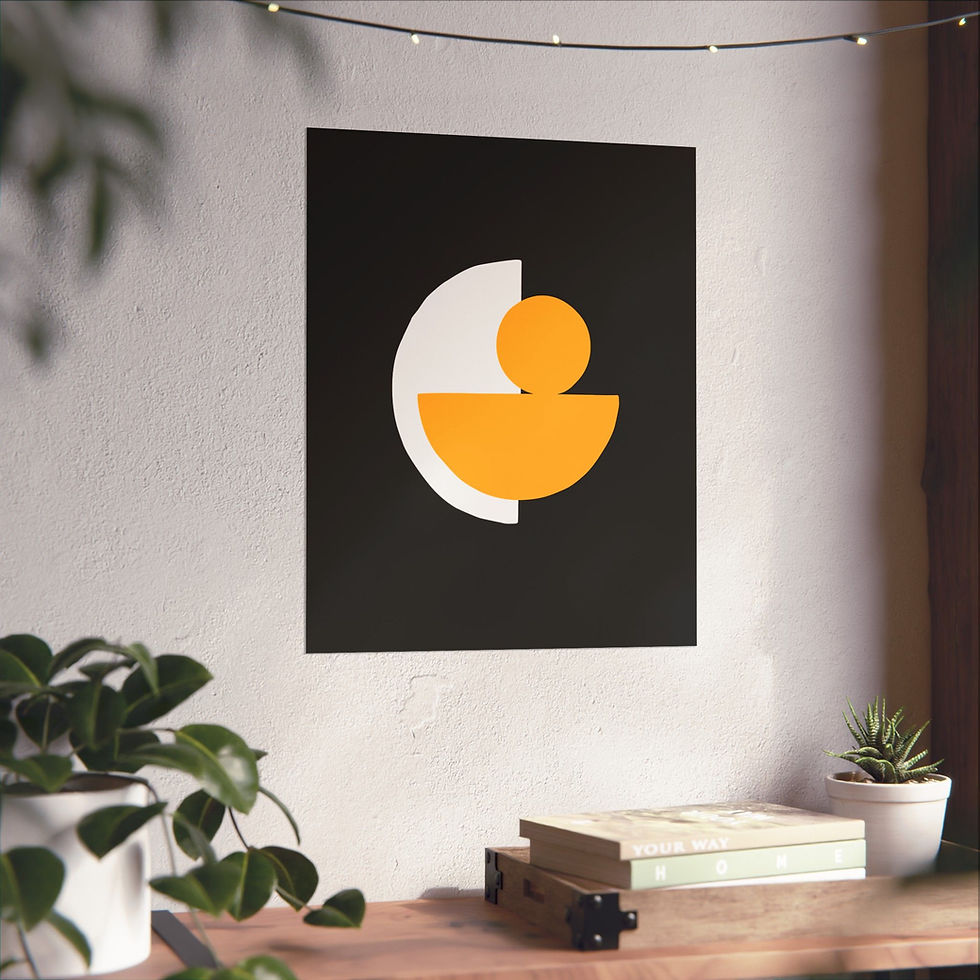 Thumbnail: Modern Geometric - 31 - Matte Poster - Pittsburgh Steelers - Away