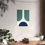 Thumbnail: Modern Geometric 11 Matte Poster - Seattle Mariners - Home