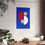 Thumbnail: Geometric 29 Matte Poster - Detroit Pistons - Away