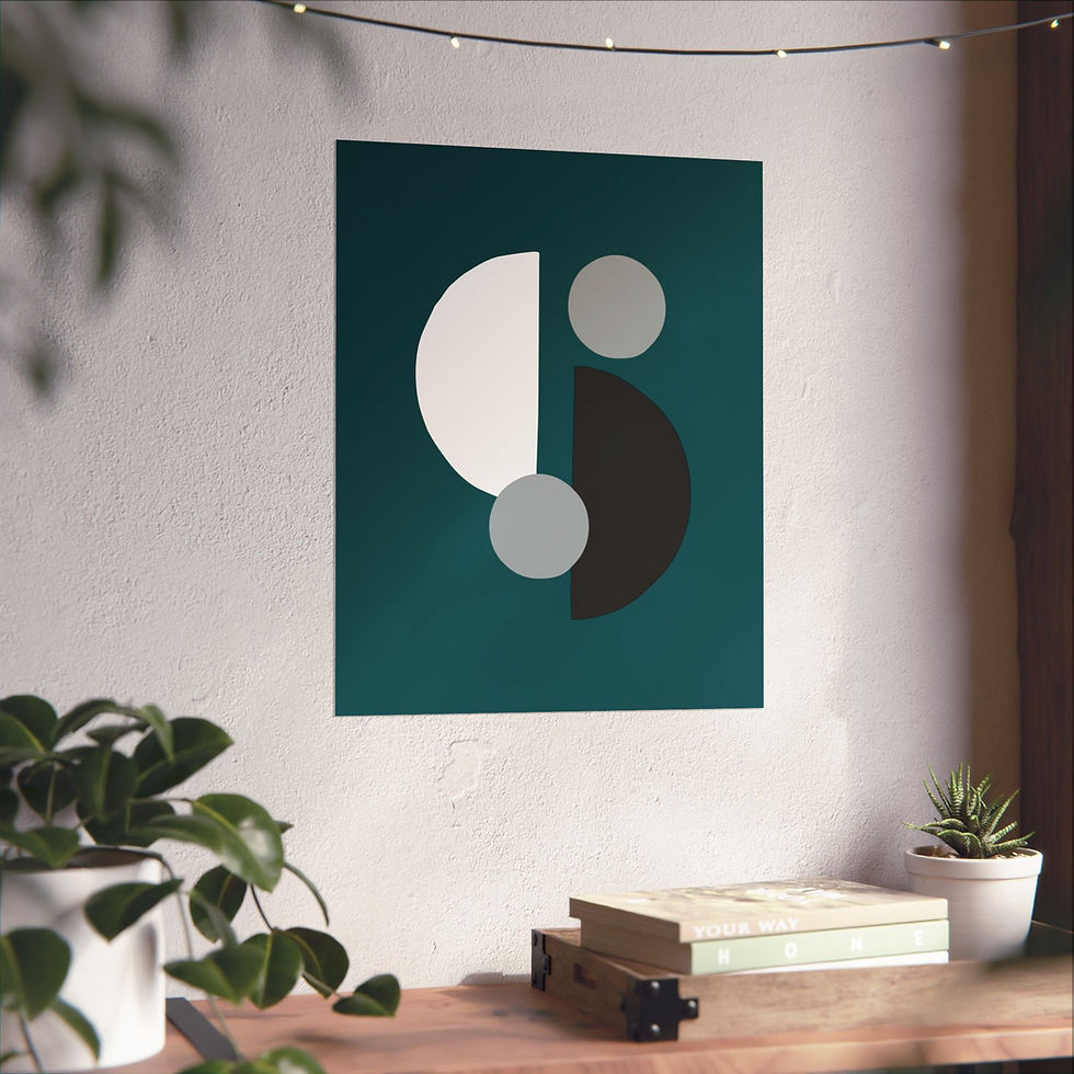 Thumbnail: Modern Geometric - 29 - Matte Poster - Philadelphia Eagles - Away