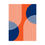 Thumbnail: Modern Geometric 25 Matte Poster - New York Mets - Alt