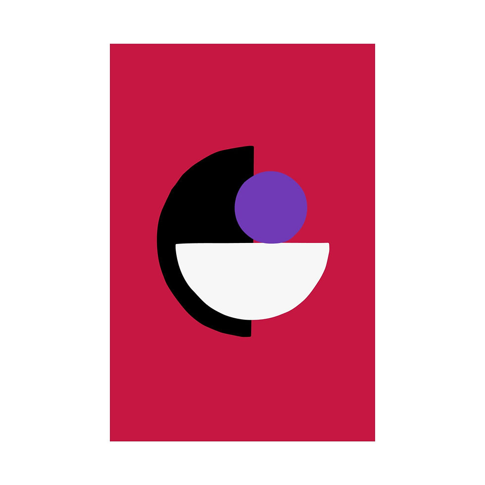 Thumbnail: Geometric 31 Matte Poster -Toronto Raptors - Away