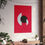 Thumbnail: Modern Geometric 30 Matte Poster - Houston Rockets - Away
