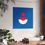 Thumbnail: Geometric 28 Matte Poster - Philadelphia 76ers - Away