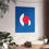 Thumbnail: Geometric 30 Matte Poster - Philadelphia 76ers - Away