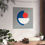 Thumbnail: Modern Geometric 31 Matte Poster - Los Angeles Dodgers - Alt