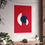 Thumbnail: Modern Geometric 30 Matte Poster - New England Patriots - Alt
