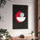 Thumbnail: Modern Geometric 31 Matte Poster - Houston Rockets - Alt