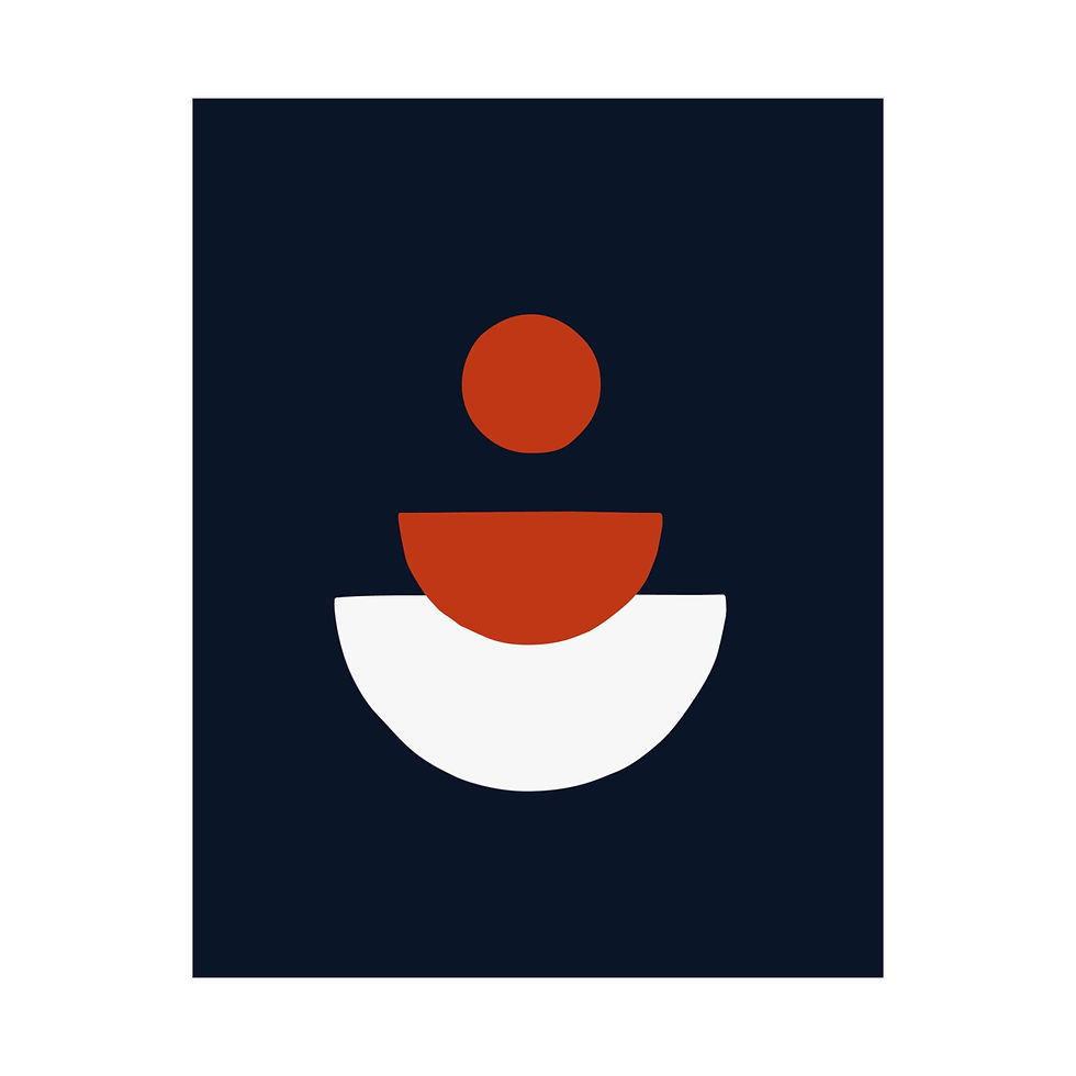 Geometric 28 Matte Poster - Chicago Bears - Away