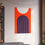 Thumbnail: Modern Geometric 09 Matte Poster - New York Mets - Alt