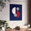 Thumbnail: Modern Geometric 29 Matte Poster - New York Giants - Away