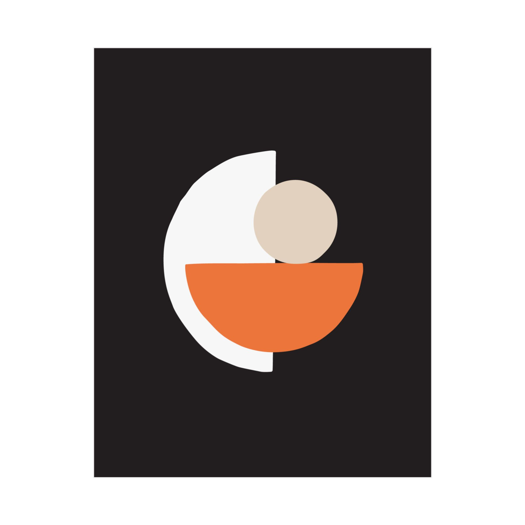 Modern Geometric 31 Matte Poster - San Francisco Giants - Away