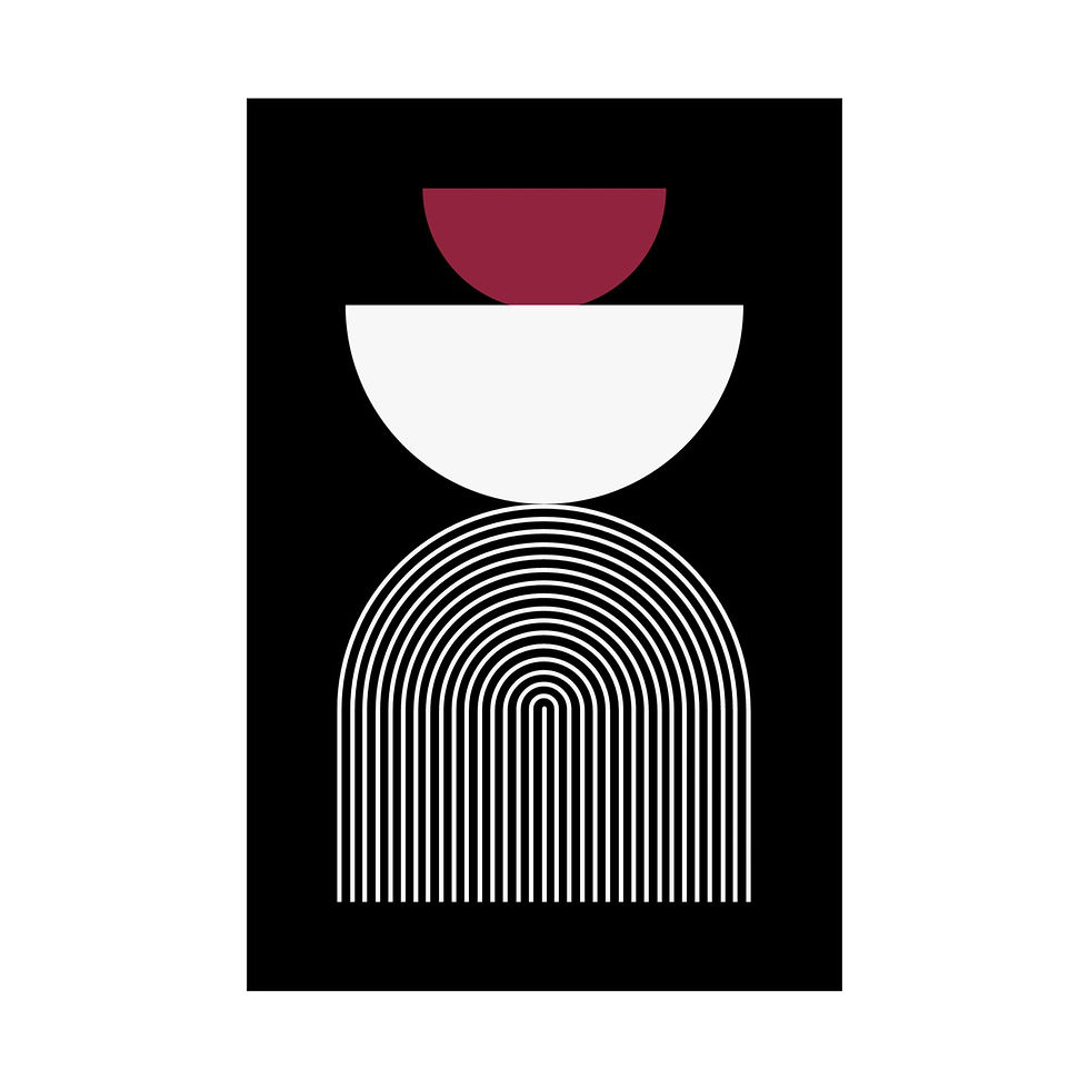 Thumbnail: Geometric 24 Matte Poster -Arizona Cardinals - Away