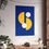 Thumbnail: Modern Geometric 29 Matte Poster - Los Angeles Rams - Away