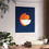 Thumbnail: Modern Geometric 31 Matte Poster - Houston Astros - Alt