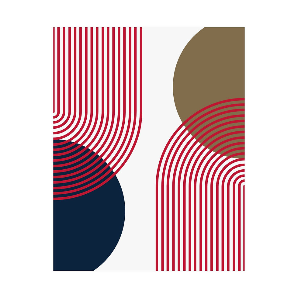 Geometric 25 Matte Poster - New Orleans Pelicans - Home