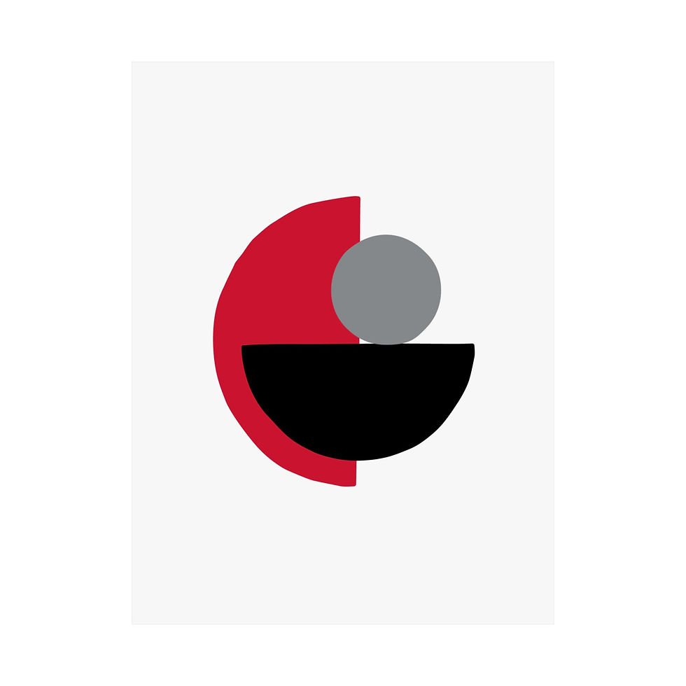 Thumbnail: Geometric 31 Matte Poster - Portland Trailblazers - Home