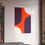 Thumbnail: Modern Geometric 10 Matte Poster - New York Mets - Alt