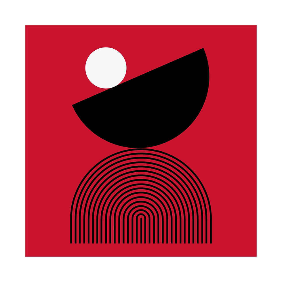 Thumbnail: Geometric 26 Matte Poster - Portland Trailblazers - Alt