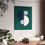 Thumbnail: Modern Geometric 29 Matte Poster - Seattle Mariners - Alt