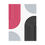Thumbnail: Modern Geometric 10 Matte Poster - Houston Rockets - Home