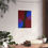 Thumbnail: Geometric 25 Matte Poster - Detroit Pistons - Alt