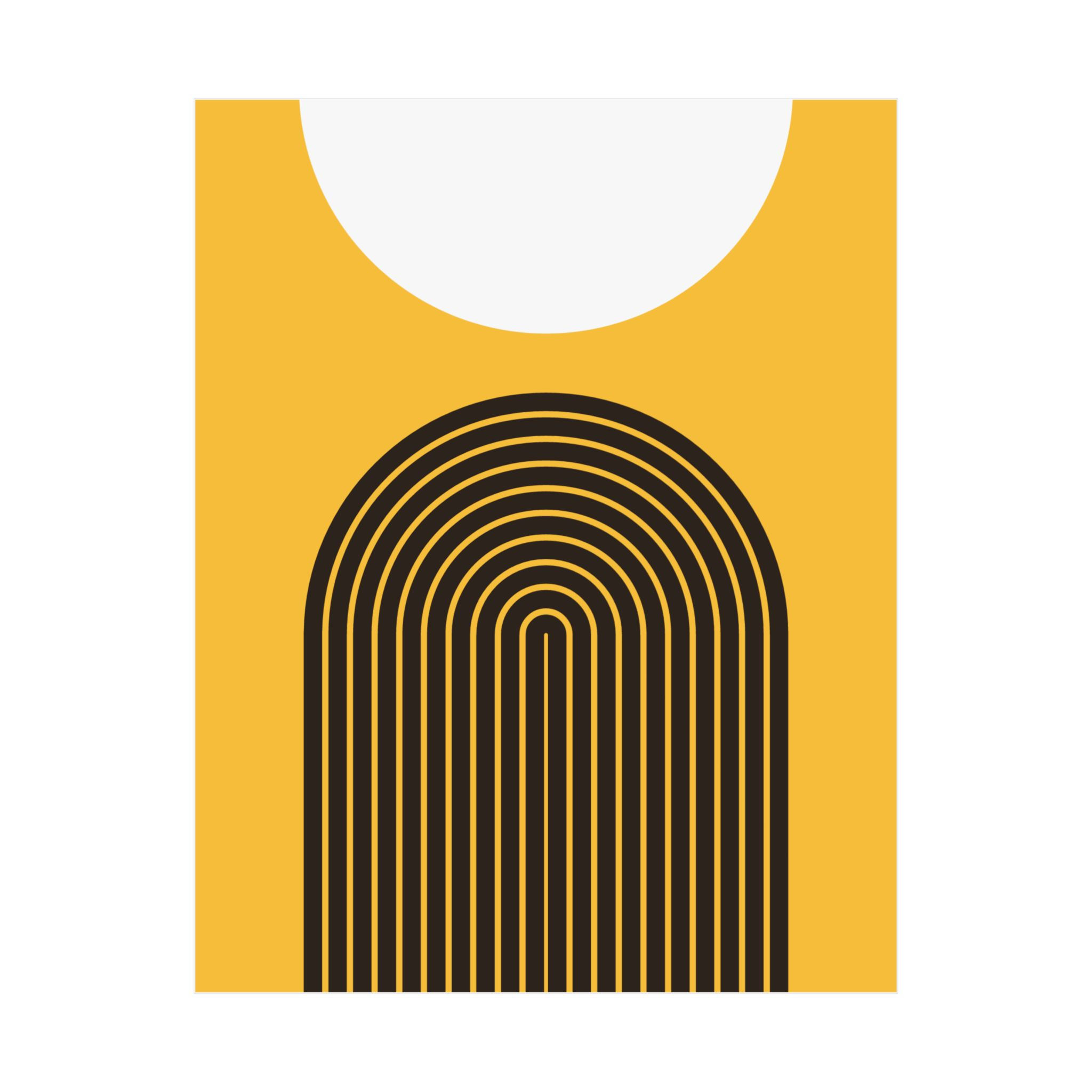 Modern Geometric 09 Matte Poster - San Diego Padres - Alt