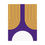 Thumbnail: Modern Geometric 11 Matte Poster - Minnesota Vikings - Away