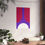 Thumbnail: Geometric 11 Matte Poster -Toronto Raptors - Alt