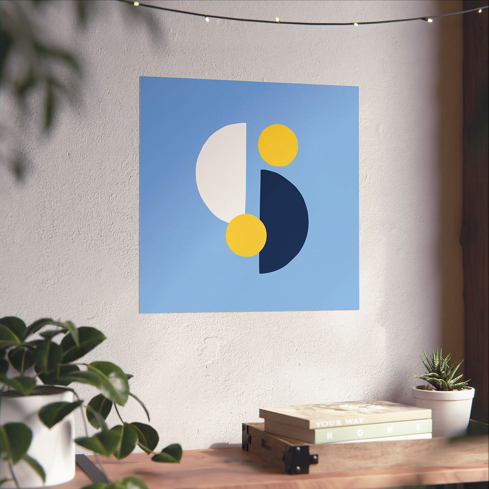 Thumbnail: Geometric 29 Matte Poster - Tampa Bay Rays - Alt