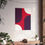 Thumbnail: Modern Geometric 10 Matte Poster - Atlanta Braves - Alt