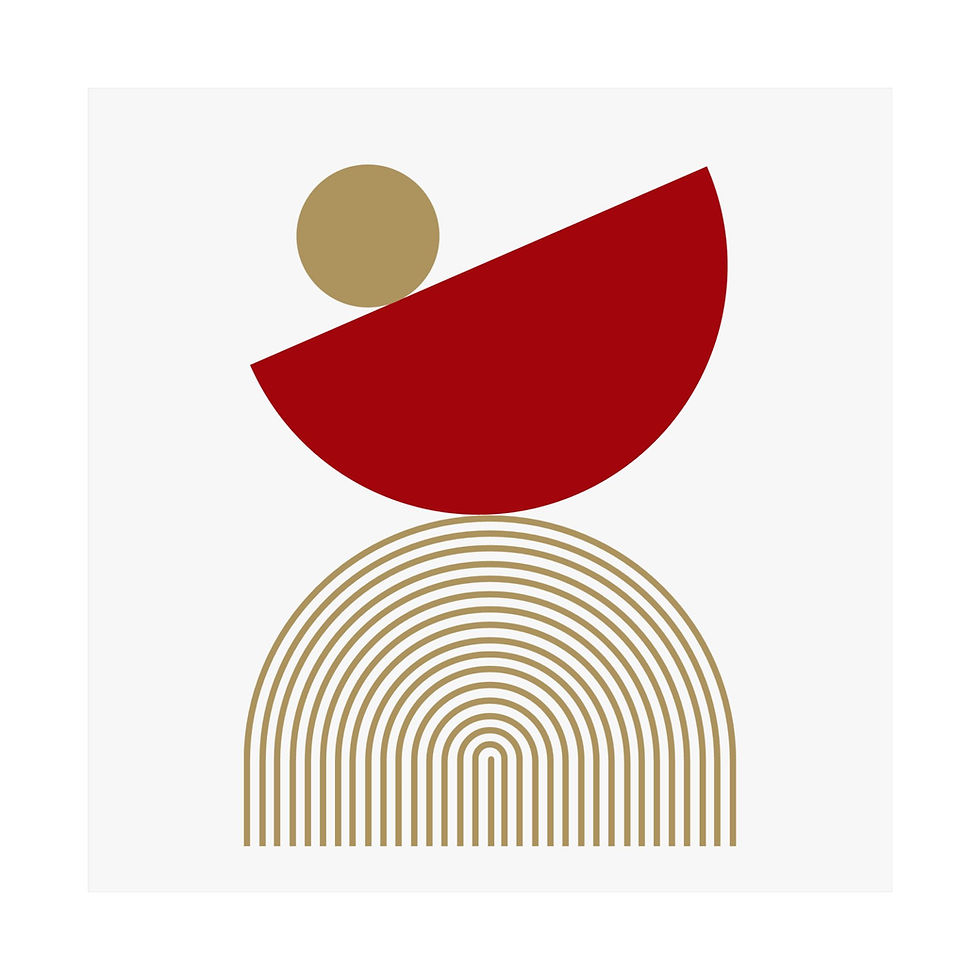 Thumbnail: Modern Geometric - 26 - Matte Poster - San Francisco 49ers - Home
