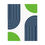 Thumbnail: Modern Geometric - 10 - Matte Poster - Seattle Seahawks - Home